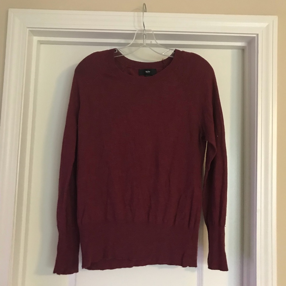 Target cranberry sweater